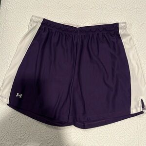 Women’s Purple Under Armour Athletic Shorts